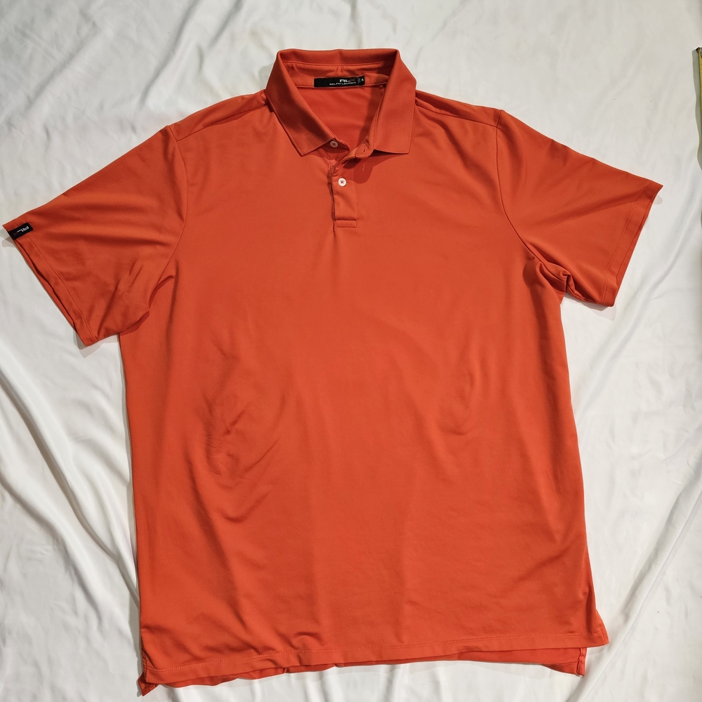 RLX Ralph Lauren Golf Polo Shirt, Men's XL Orange
